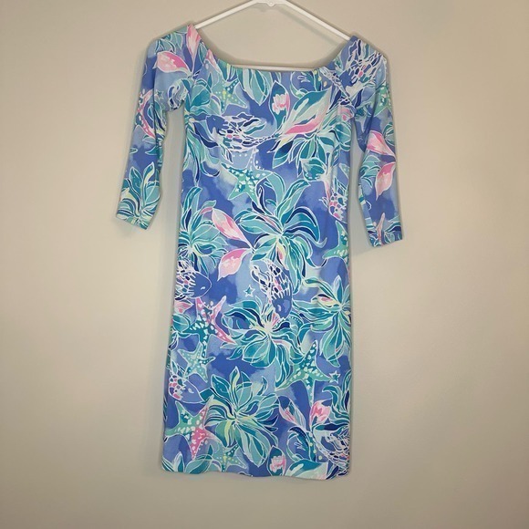 Lilly Pulitzer Laurana in Bennet Blue Celestial Blue Size XXS - Picture 4 of 8